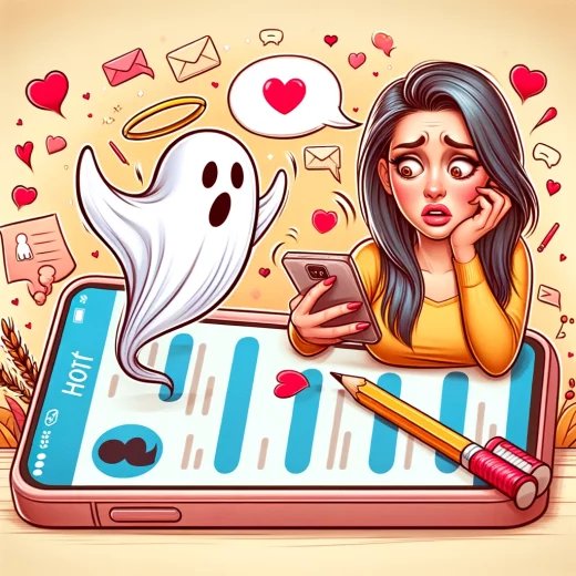 a woman in love with a online ghost, looking sad.